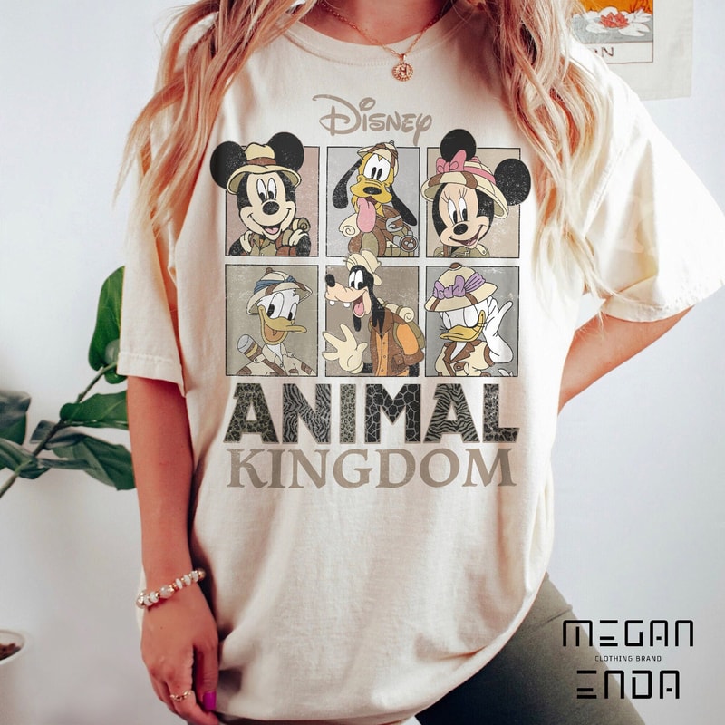 Retro Disney Animal Kingdom Mickey and Friends Shirt,Disney Mickey Safari Comfort Colors Shirt,Vintage Safari Mode Shirt Hakuna Matata Shirt - 1.jpg