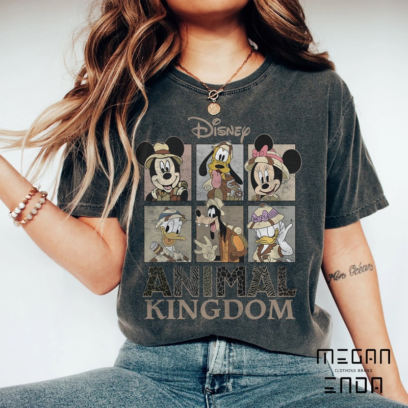 Retro Disney Animal Kingdom Mickey and Friends Shirt,Disney Mickey Safari Comfort Colors Shirt,Vintage Safari Mode Shirt Hakuna Matata Shirt - 2.jpg