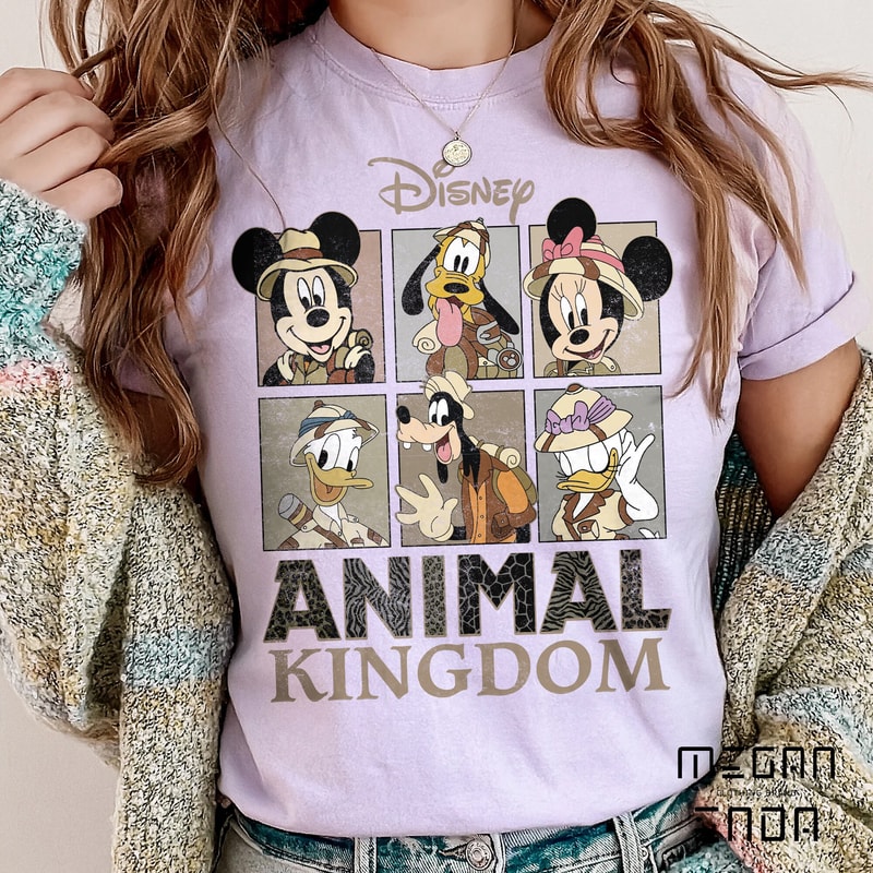 Retro Disney Animal Kingdom Mickey and Friends Shirt,Disney Mickey Safari Comfort Colors Shirt,Vintage Safari Mode Shirt Hakuna Matata Shirt - 3.jpg