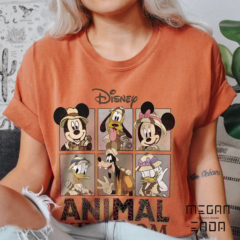 Retro Disney Animal Kingdom Mickey and Friends Shirt,Disney Mickey Safari Comfort Colors Shirt,Vintage Safari Mode Shirt Hakuna Matata Shirt - 5.jpg
