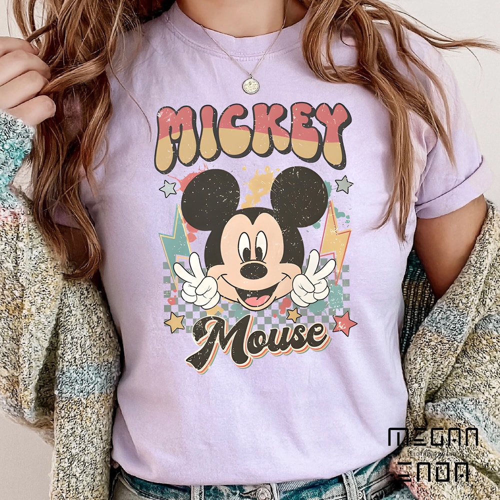 Retro Disney Mickey Shirt, Vintage Mickey Mouse Shirt, Mickey Minnie Shirt, Disneyworld Shirt, Disneyland Shirt, Disney Family Trip Shirts - 4.jpg