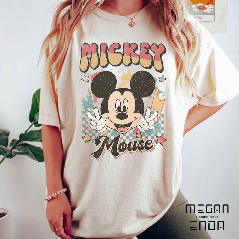 Retro Disney Mickey Shirt, Vintage Mickey Mouse Shirt, Mickey Minnie Shirt, Disneyworld Shirt, Disneyland Shirt, Disney Family Trip Shirts - 5.jpg