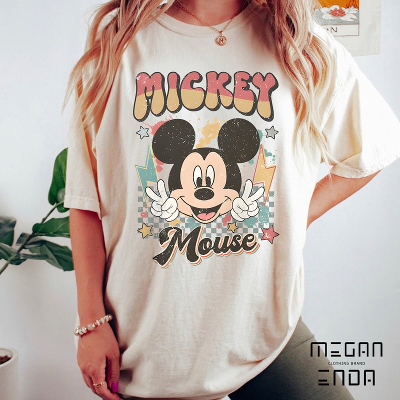 Retro Disney Mickey Shirt, Vintage Mickey Mouse Shirt, Mickey Minnie Shirt, Disneyworld Shirt, Disneyland Shirt, Disney Family Trip Shirts - 5.jpg