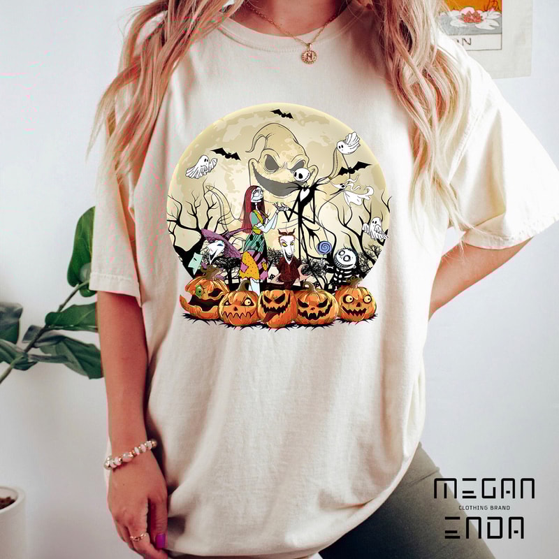 Retro The Nightmare Before Christmas Halloween Shirt, Lock Shock Barrel Halloween Shirt, Halloween Matching Tee, Disney Halloween Shirt - 2.jpg