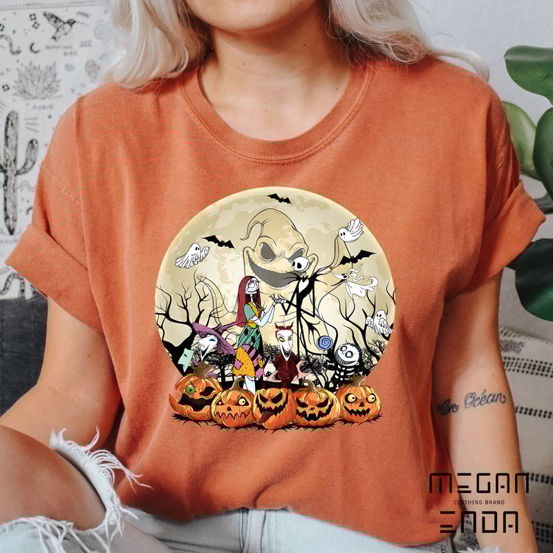 Retro The Nightmare Before Christmas Halloween Shirt, Lock Shock Barrel Halloween Shirt, Halloween Matching Tee, Disney Halloween Shirt - 3.jpg