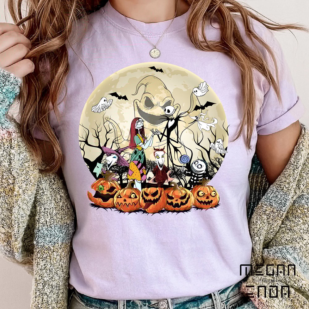 Retro The Nightmare Before Christmas Halloween Shirt, Lock Shock Barrel Halloween Shirt, Halloween Matching Tee, Disney Halloween Shirt - 4.jpg