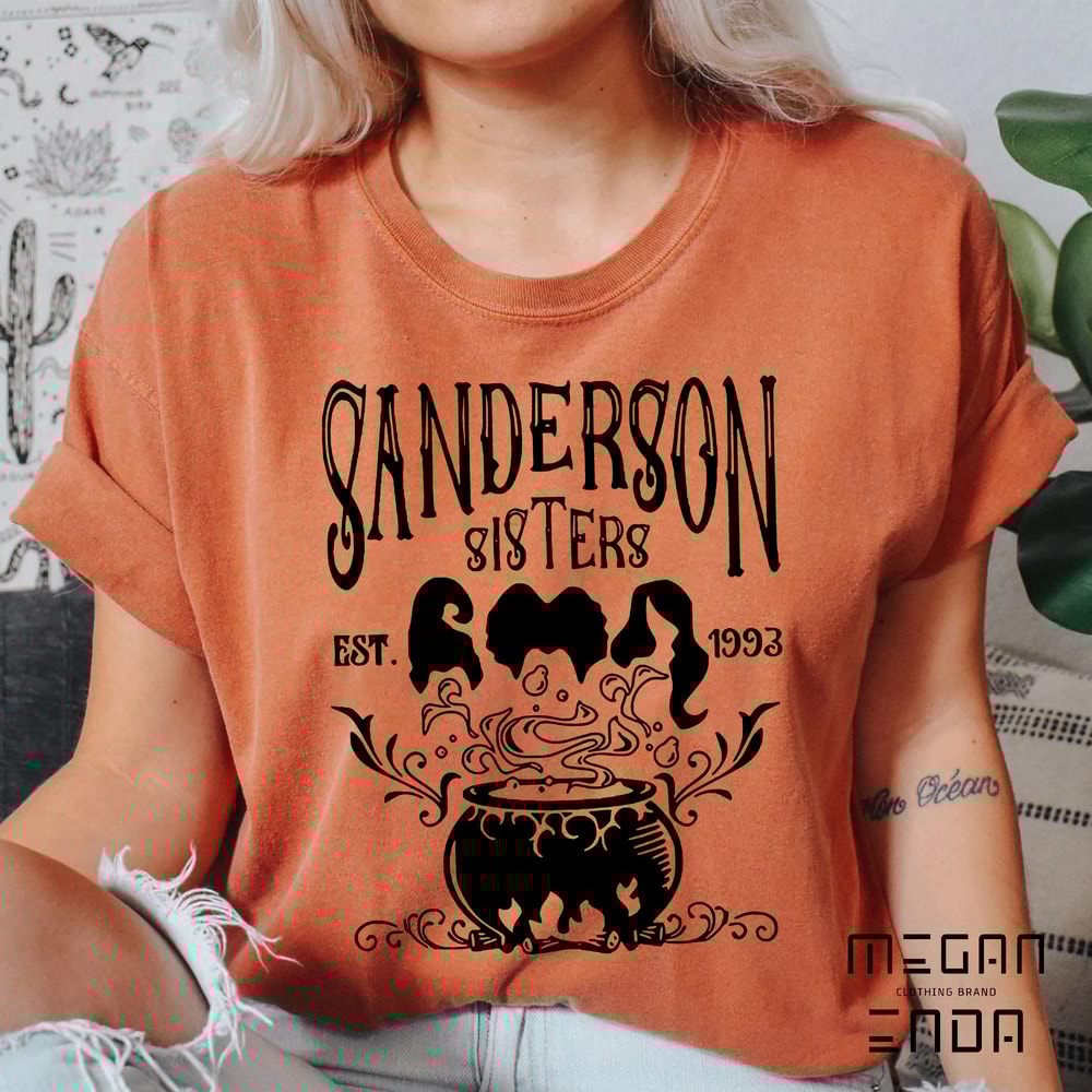 Sanderson Sisters Est 1993 Comfort Colors Shirt, Sanderson Sisters Shirt, Hocus Pocus Shirt, Halloween Shirt, Fall Shirt, Spooky Season Tee - 1.jpg