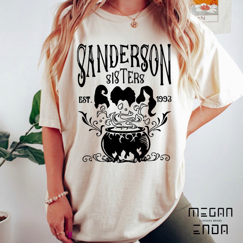Sanderson Sisters Est 1993 Comfort Colors Shirt, Sanderson Sisters Shirt, Hocus Pocus Shirt, Halloween Shirt, Fall Shirt, Spooky Season Tee - 2.jpg