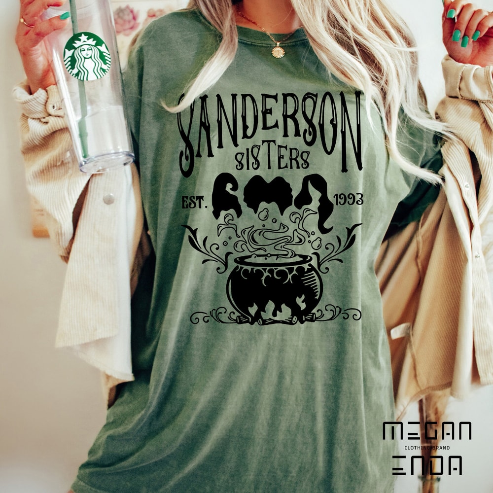 Sanderson Sisters Est 1993 Comfort Colors Shirt, Sanderson Sisters Shirt, Hocus Pocus Shirt, Halloween Shirt, Fall Shirt, Spooky Season Tee - 3.jpg