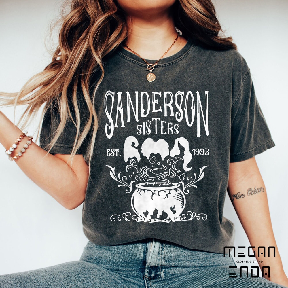 Sanderson Sisters Est 1993 Comfort Colors Shirt, Sanderson Sisters Shirt, Hocus Pocus Shirt, Halloween Shirt, Fall Shirt, Spooky Season Tee - 4.jpg