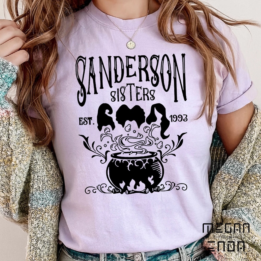 Sanderson Sisters Est 1993 Comfort Colors Shirt, Sanderson Sisters Shirt, Hocus Pocus Shirt, Halloween Shirt, Fall Shirt, Spooky Season Tee - 5.jpg
