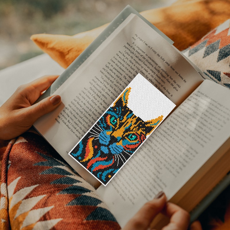 cats bookmark cross stitch pattern