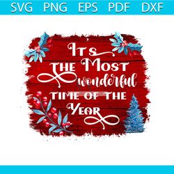 it's the most wonderful time of the year png, christmas png
