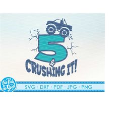 5th birthday svg, fifth birthday svg, 5th birthday boy svg, birthday boys svg, cut file for cricut & silhouette, birthda