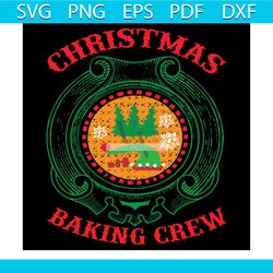 christmas baking crew snow svg, christmas svg, pine tree svg
