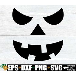 jack-o-lantern face, pumpkin face svg, halloween svg, boys halloween candy tote svg, jack o lantern face svg,toddler boy