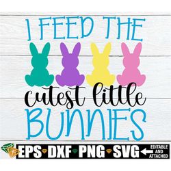 i feed the cutest little bunnies, lunch lady easter shirt svg, easter lunch lady svg, easter cafeteria worker svg,easter