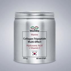 Collagen marine tripeptide with hyaluronic acid and vitamin C Multi-Effect 183 g ( 6.46 oz) bones joints heart vessels