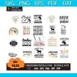 20 files unicorn bundle svg, trending svg, unicorn bundle svg, rainbow bundle svg