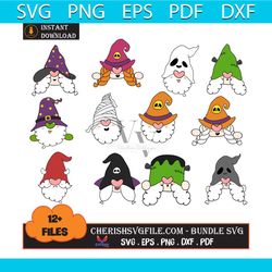 12 files gnomes cute bundle svg, christmas svg, gnomes bundle svg