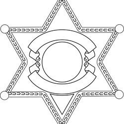 blank badge outline template black white vector svg eps dxf jpg png file