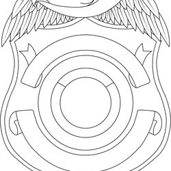 blank badge outline template black white vector svg eps dxf jpg png file 1