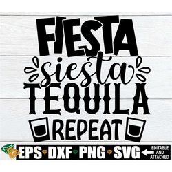 fiesta siesta tequila repeat, cinco de mayo svg, funny cinco de mayo svg, cinco de mayo shirt svg, cinco de mayo decor s