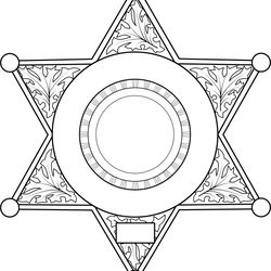 blank badge outline template black white vector svg eps dxf jpg png file 6