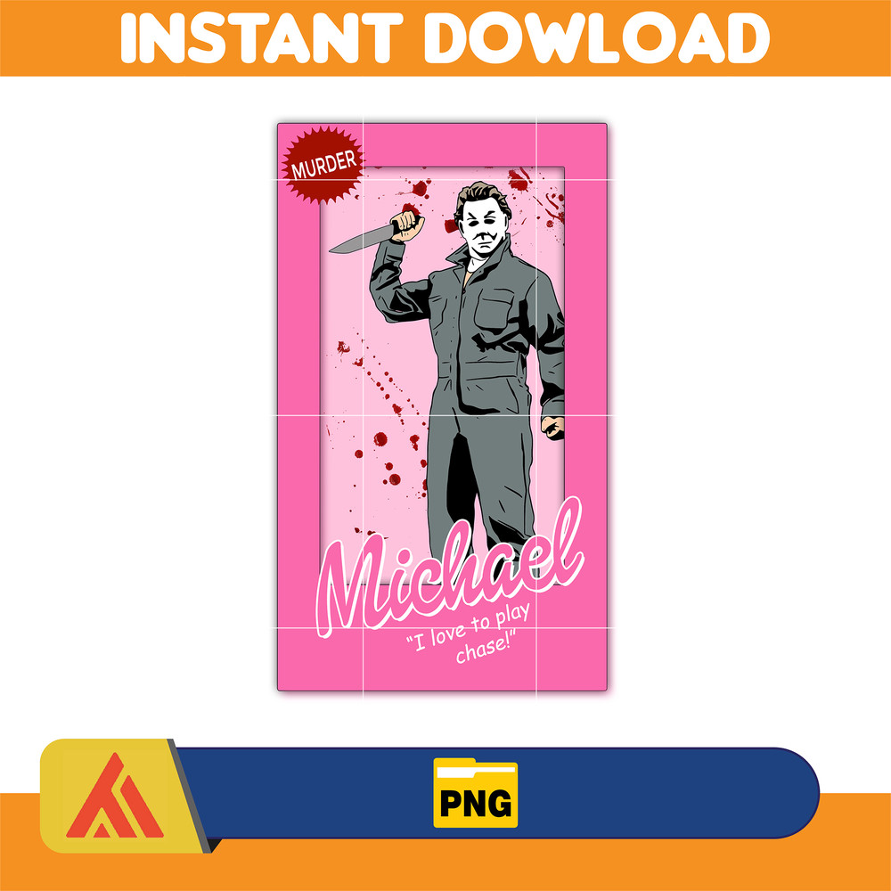 Horror Dolls Png Set, Horror Characters Png, Horror Characters, Pink doll PNG, Horror Characters Sublimation, Horror Png (2).jpg