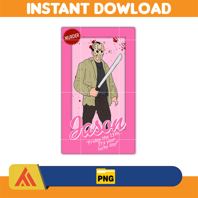 Horror Dolls Png Set, Horror Characters Png, Horror Characters, Pink doll PNG, Horror Characters Sublimation, Horror Png (3).jpg