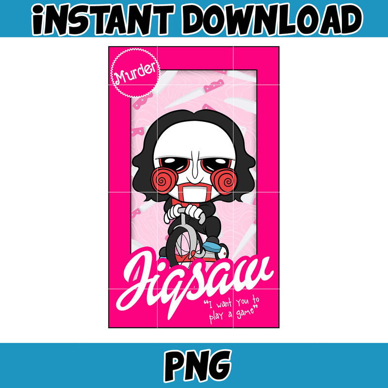 Chibi Horror Dolls PNG, Horror Characters PNG, Pink Doll PNG, Horror Png, Halloween Horror Png, Horror Friends Png, Halloween Png (4).jpg