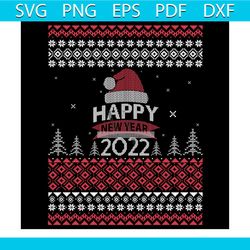 happy new year 2022 svg, christmas svg, happy new year svg, christmas 2022 svg, merry christmas 2022 svg, santa hat svg,