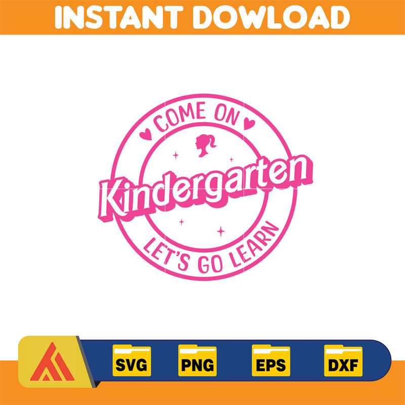 Barbi Teacher Svg,Back To School Svg, Kindergarten Svg, First Day Of School Svg, Barb Doll Barb Girl Svg Back To School (1).jpg