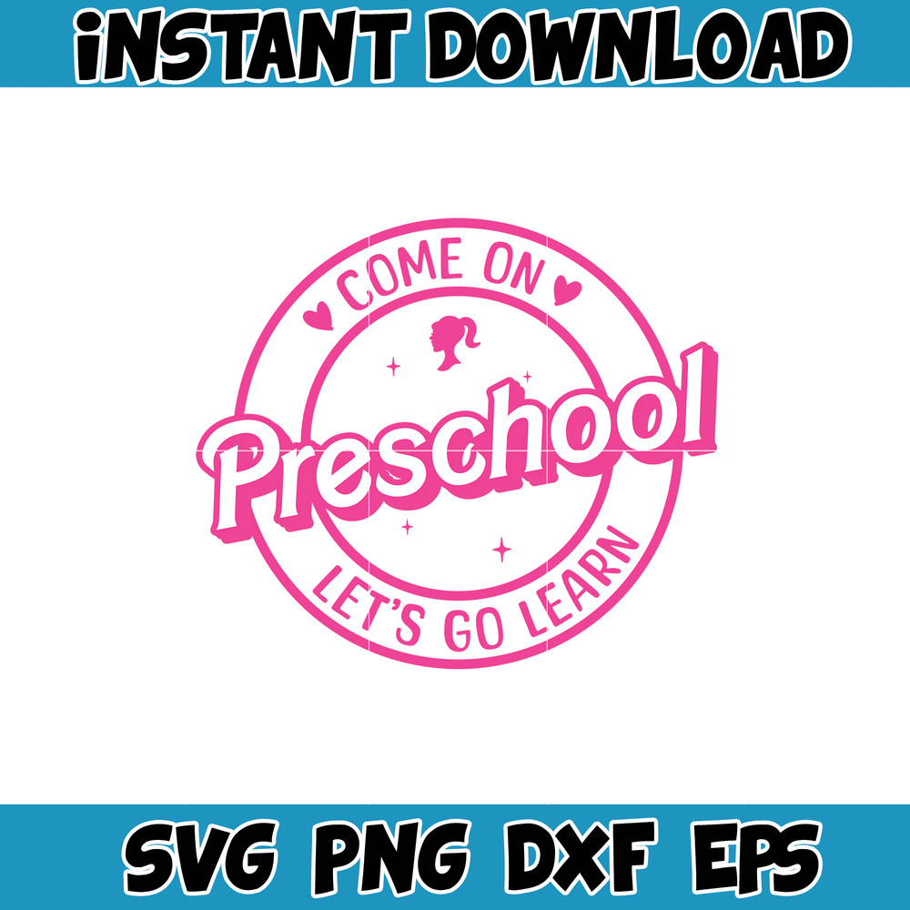 Barbi Teacher Svg,Back To School Svg, Kindergarten Svg, First Day Of School Svg, Barb Doll Barb Girl Svg Back To School (2).jpg