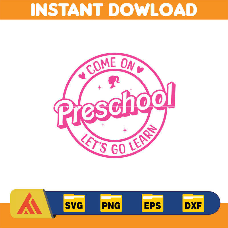 Barbi Teacher Svg,Back To School Svg, Kindergarten Svg, First Day Of School Svg, Barb Doll Barb Girl Svg Back To School (2).jpg