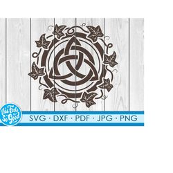 triple goddess svg, holy trinity svg, triquetra svg files for cricut. svg, png, dxf triple goddess cut file clipart holy