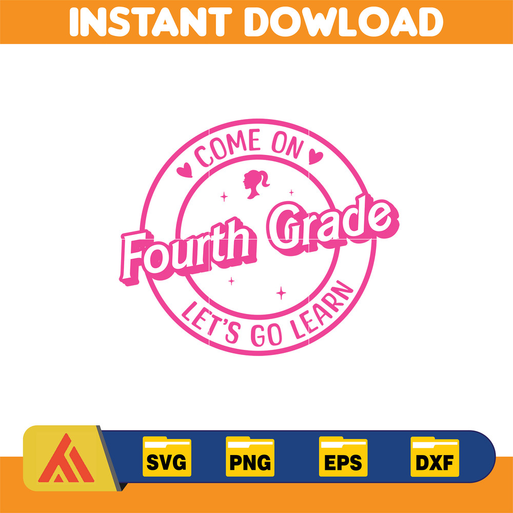 Barbi Teacher Svg,Back To School Svg, Kindergarten Svg, First Day Of School Svg, Barb Doll Barb Girl Svg Back To School (7).jpg