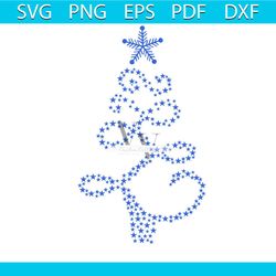 christmas tree of stars svg, christmas svg, christmas tree svg