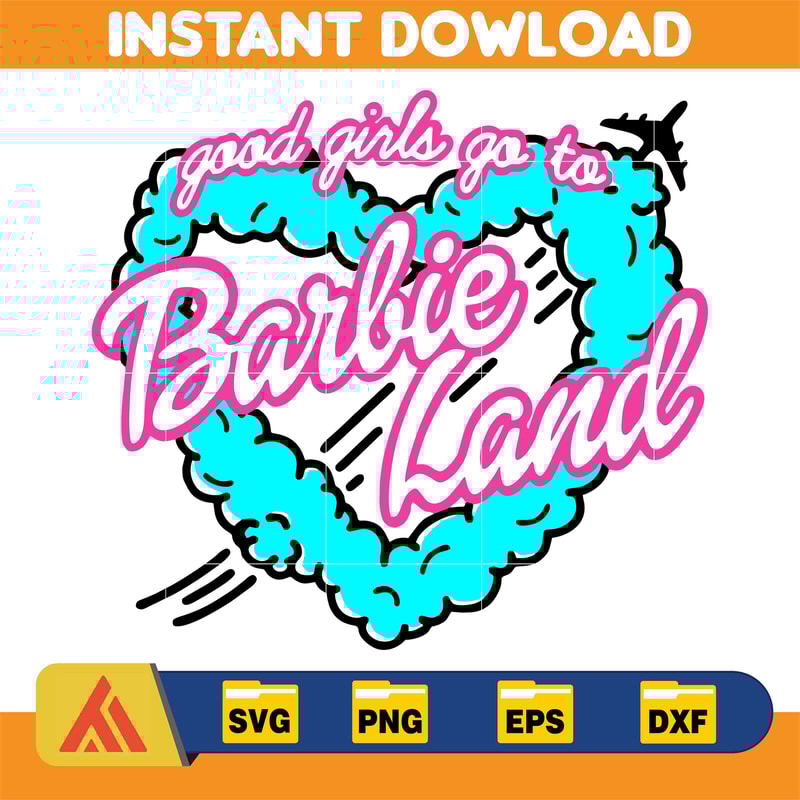 BarBie Doll Barbi Icons and Svg, Come On Let's Go Party Svg, Letters Cricut Files Digital Download SVG (12).jpg