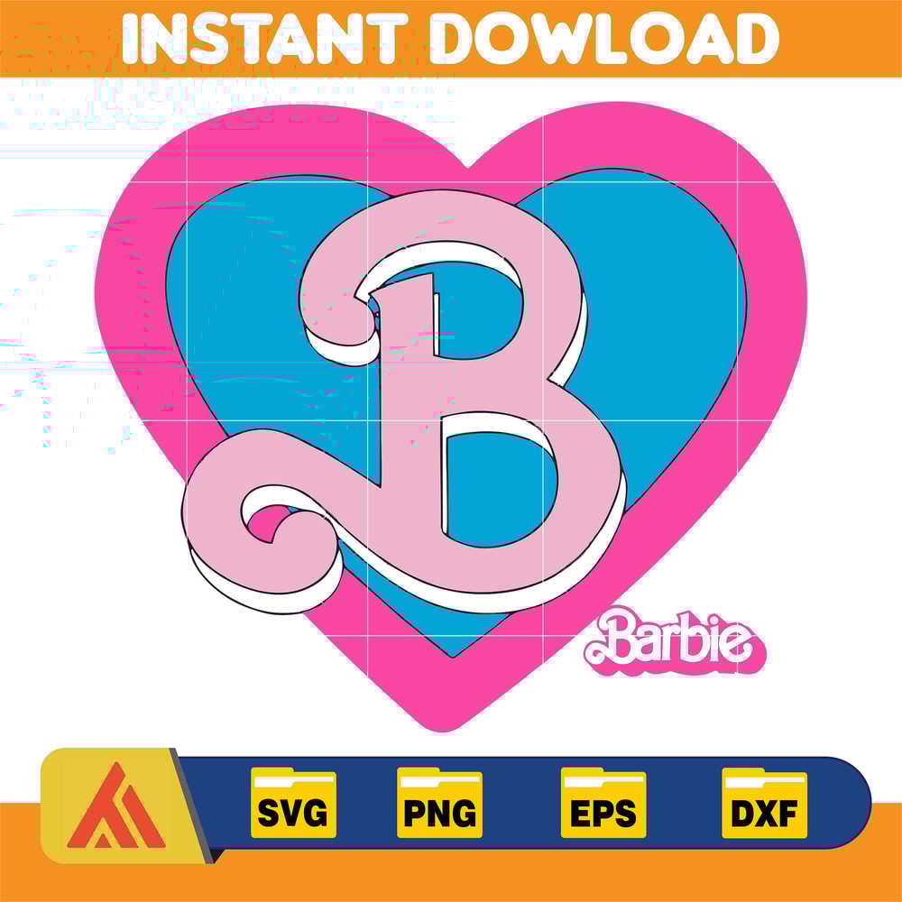 BarBie Doll Barbi Icons and Svg, Come On Let's Go Party Svg, Letters Cricut Files Digital Download SVG (13).jpg