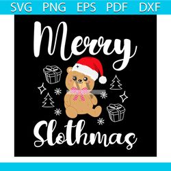 merry slothmas funny christmas svg, christmas svg, merry slothmas svg