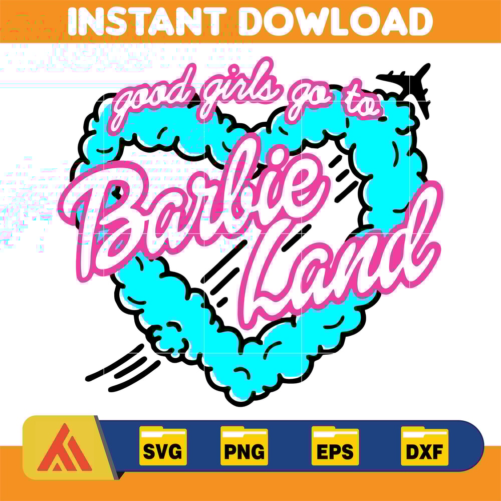 BarBie Doll Barbi Icons and Svg, Come On Let's Go Party Svg, Letters Cricut Files Digital Download SVG (33).jpg