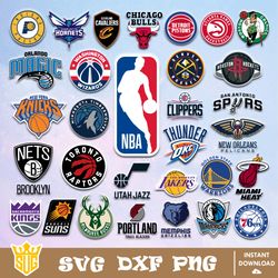 NBA Team Logo Svg, National Basketball Association Svg, NBA Svg, NBA Team Svg, Basketball Svg, Sport Svg, Clipart Files
