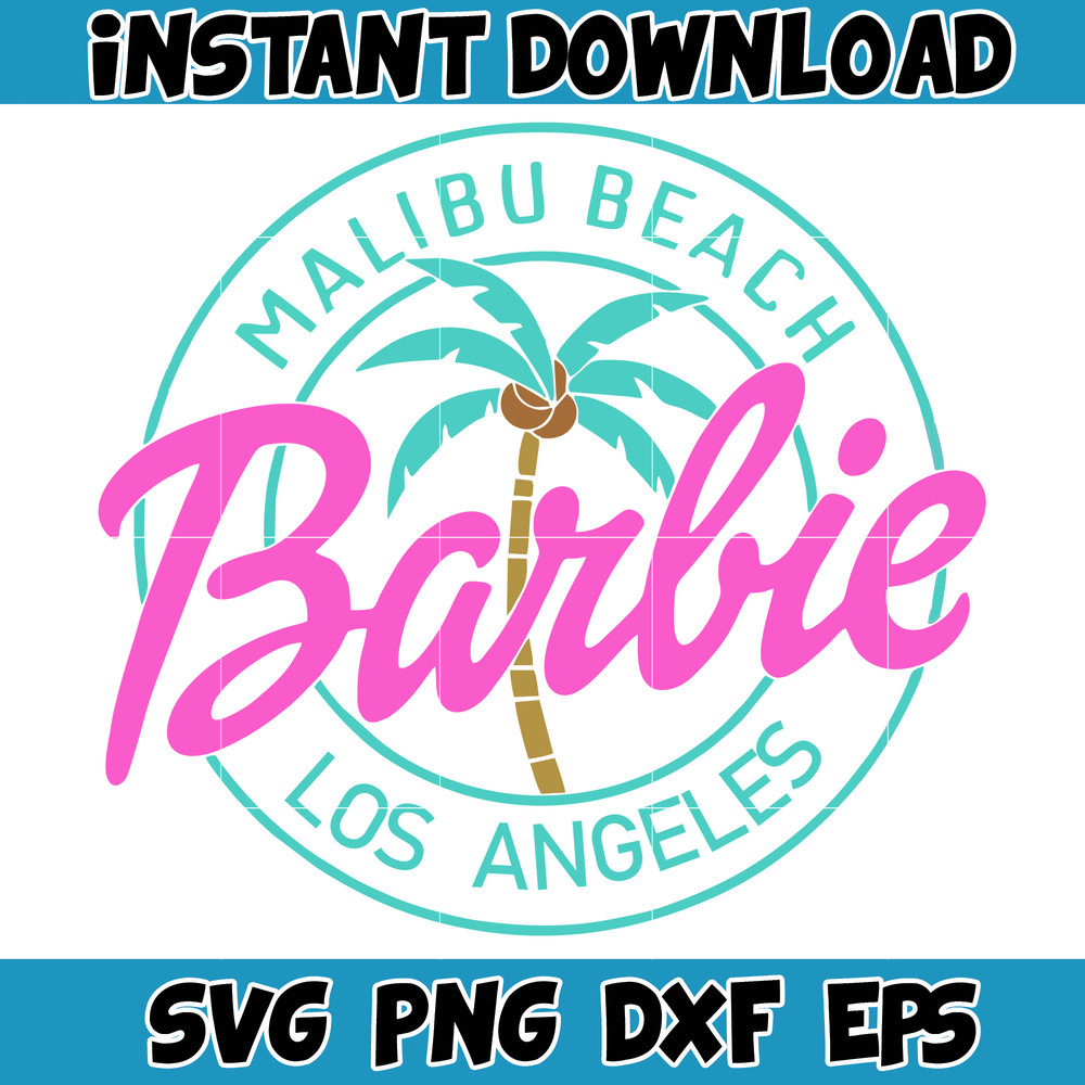 BarBie Doll Barbi Icons and Svg, Come On Let's Go Party Svg, Letters Cricut Files Digital Download SVG (45).jpg