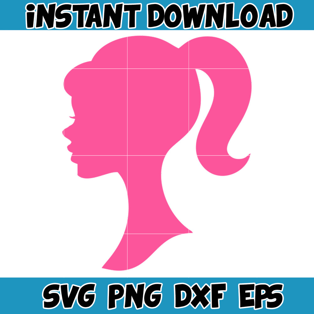 BarBie Doll Barbi Icons and Svg, Come On Let's Go Party Svg, Letters Cricut Files Digital Download SVG (47).jpg