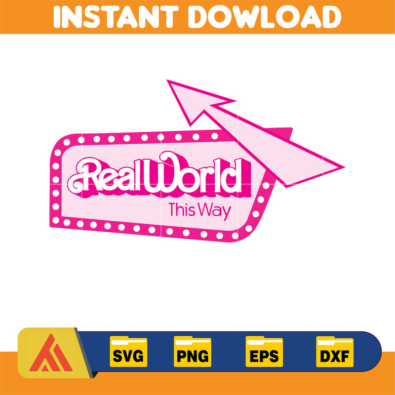 BarBie Doll Barbi Icons and Svg, Come On Let's Go Party Svg, Letters Cricut Files Digital Download SVG (62).jpg