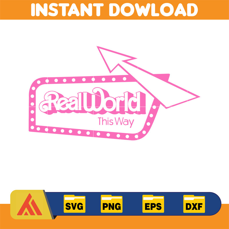 BarBie Doll Barbi Icons and Svg, Come On Let's Go Party Svg, Letters Cricut Files Digital Download SVG (63).jpg