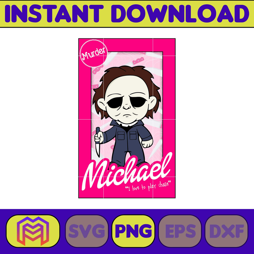 Chibi Horror Dolls PNG, Horror Characters PNG, Pink Doll PNG, Horror Png, Halloween Horror Png, Horror Friends Png, Halloween Png (3).jpg