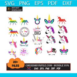 20 files cute unicorn bundle svg, trending svg, unicorn bundle svg