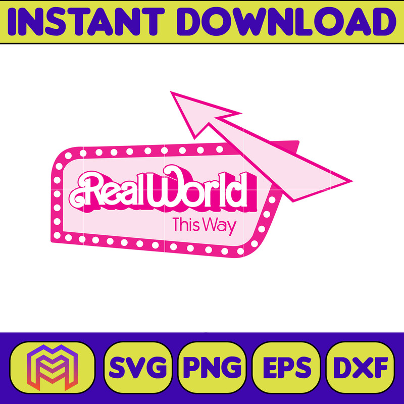 BarBie Doll Barbi Icons and Svg, Come On Let's Go Party Svg, Letters Cricut Files Digital Download SVG (62).jpg